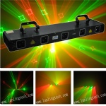 5lens step-motor DMX512 CH11 laser light